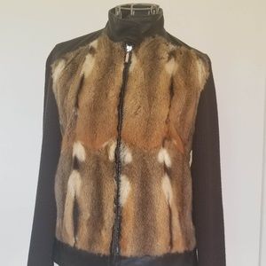 jacket-wool,leather,fur